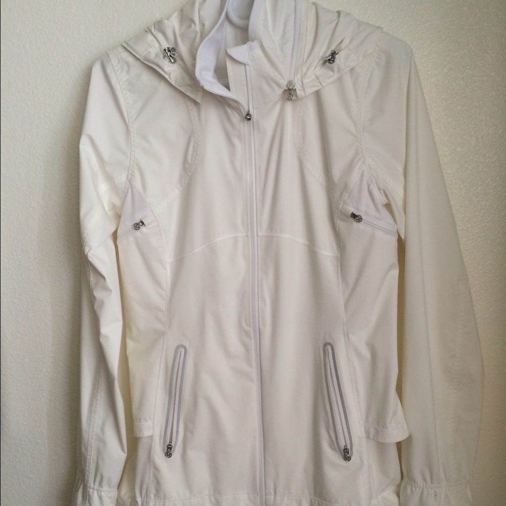 White Lululemon Puddle Jumper Jacket
